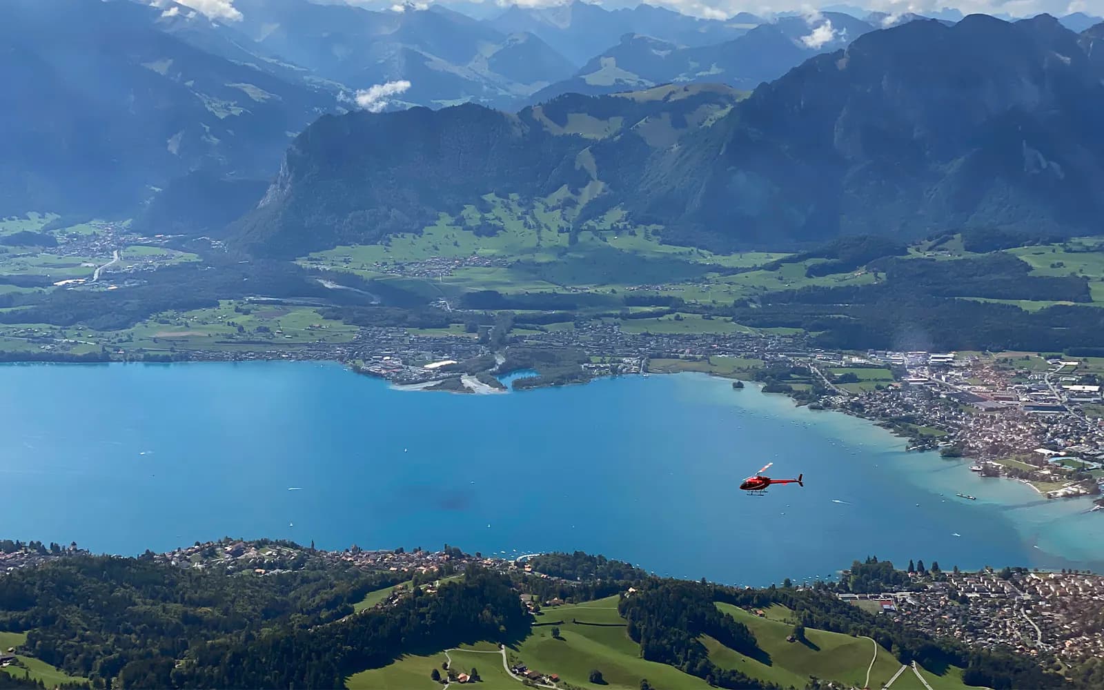 베른-벨프 공항 출발 슈토크호른 산 헬리콥터 투어