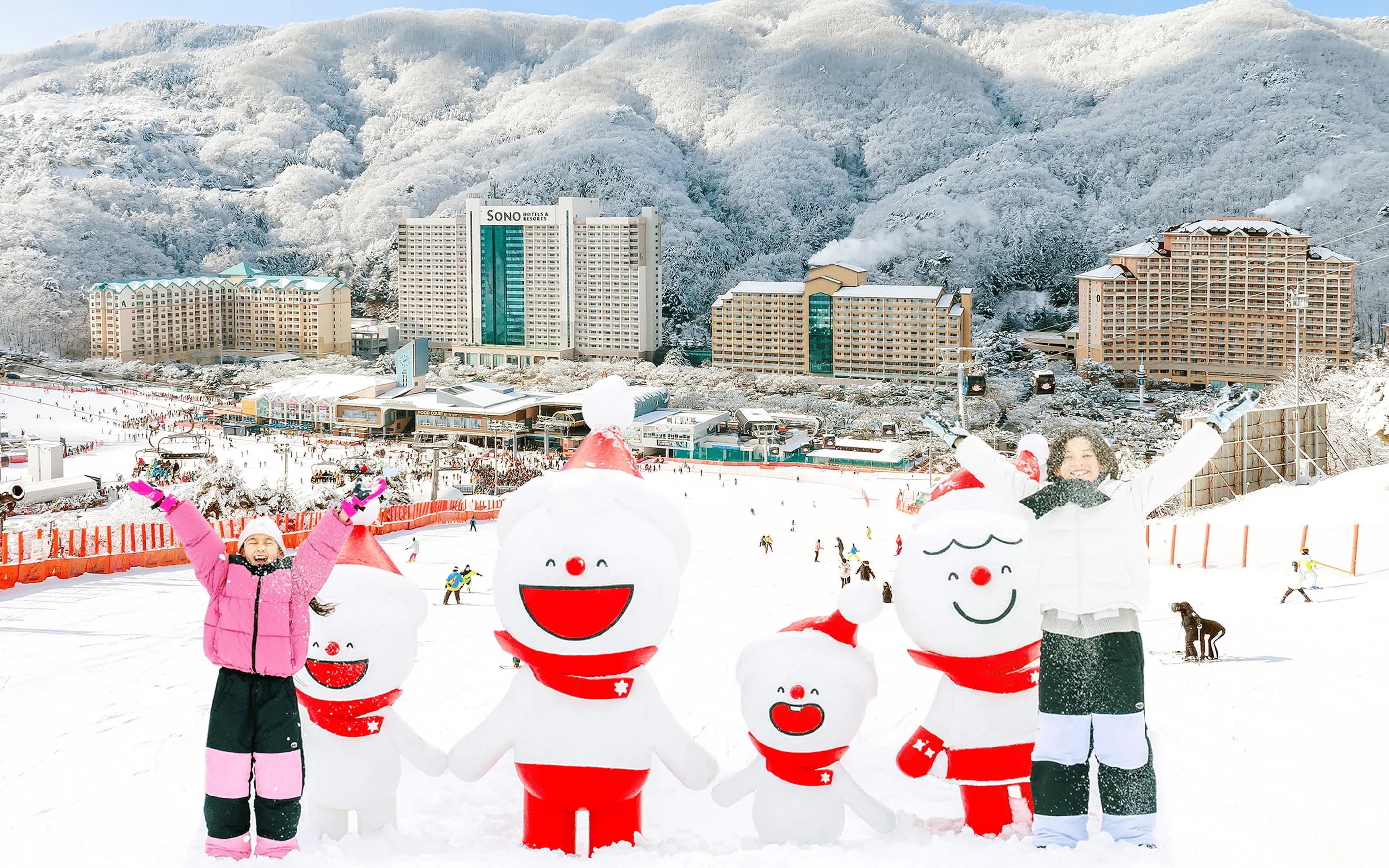 비발디파크 스키월드 공식 패스 + 서울 왕복 셔틀