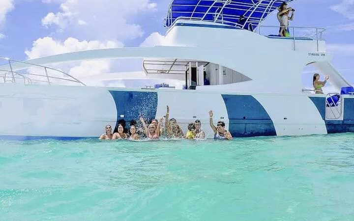 Punta Cana Party Boat Cruise with Snorkeling, Open Bar and Roundtrip Transfers